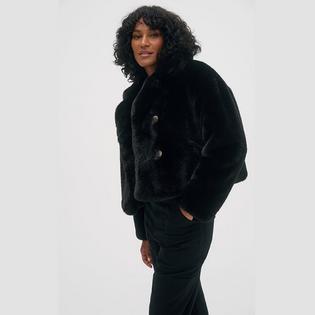 Noize Manteau en fausse fourrure Loretta pour femmes