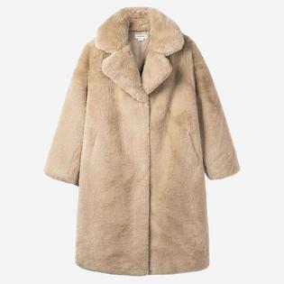 Noize Manteau long en fausse fourrure Savannah pour femmes