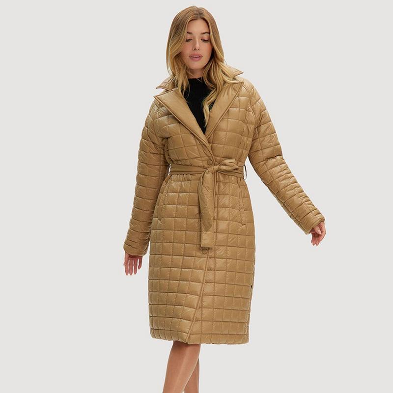 Noize Manteau matelass&eacute; Alaia Wrap pour femmes