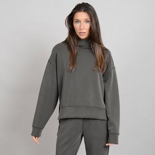  Women's Soft Knit Turtleneck Sweatshirt