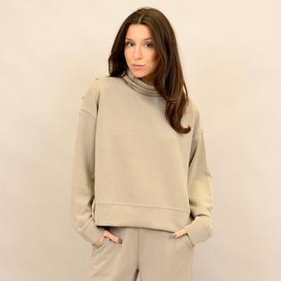 Oak & Ivy Chandail à col roulé en tricot doux pour femmes