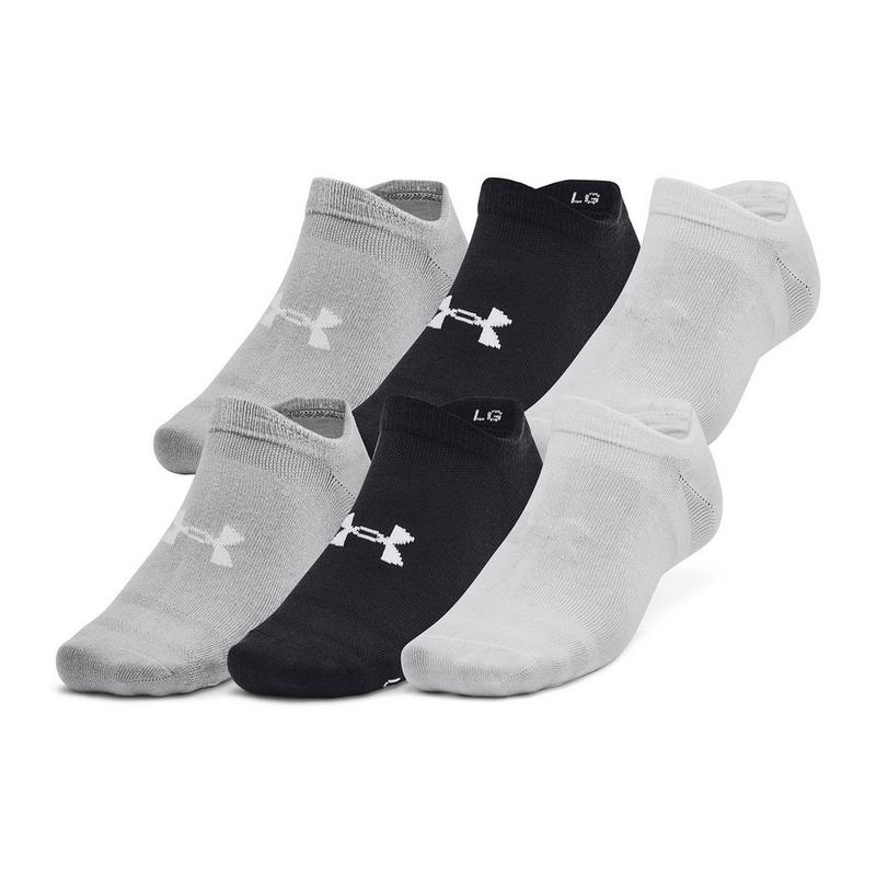 Under Armour Unisex Essential No-Show Sock (6 Pack)