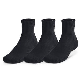 Under Armour Chaussettes courtes d'entra&icirc;nement en coton unisexes (paquet de 3)