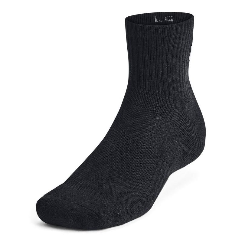 Under Armour Chaussettes courtes d'entra&icirc;nement en coton unisexes (paquet de 3)
