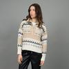 Women s Fair Isle Knit Polo Sweater