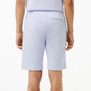 Lacoste Short en molleton de coton bross&eacute; biologique pour hommes
