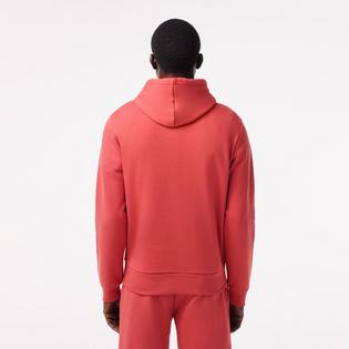 Lacoste Chandail &agrave; capuchon en molleton de coton bross&eacute; biologique pour hommes