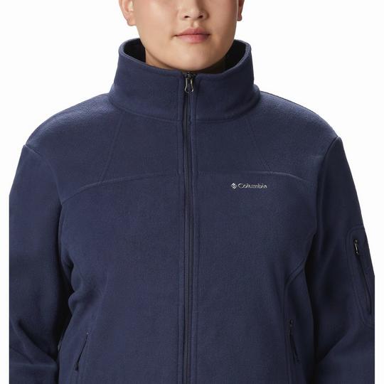 Women s Fast Trek II Full Zip Fleece Jacket Plus Size Columbia Sporting Life Online