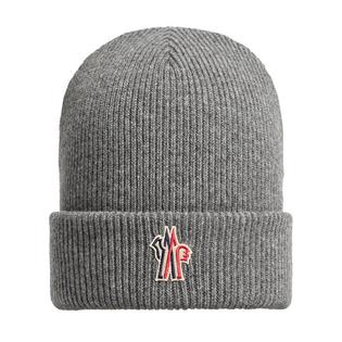 Moncler Grenoble Men's Wool Logo Beanie