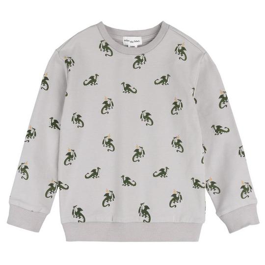 Miles The Label Chandail   imprim  Dragon pour gar ons  2-10 