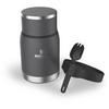 R cipent pour nourriture   cuill re-fourchette Adventure Go-To  24 oz -Noir brillant 