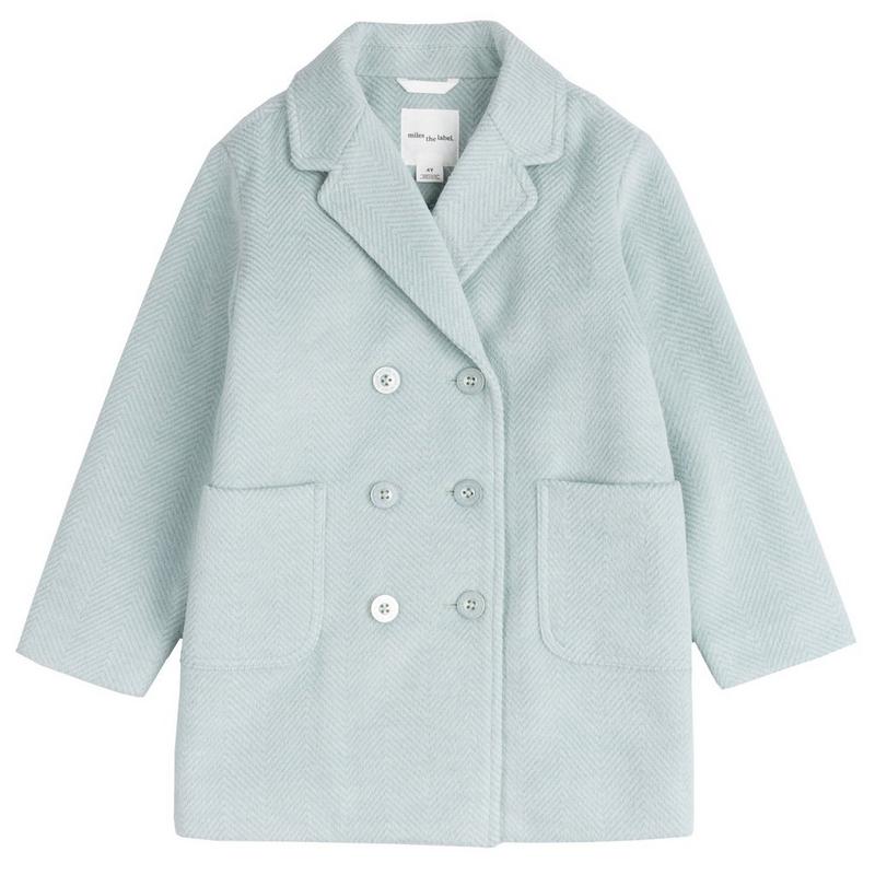 Miles The Label Manteau &agrave; double boutonni&egrave;re pour filles [2-10]
