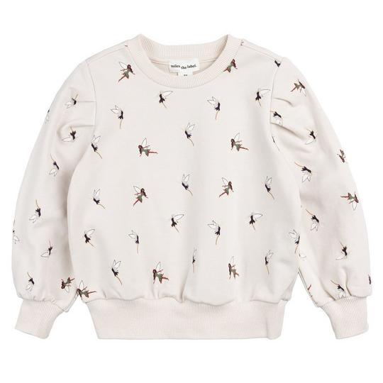 Miles The Label Girls   2-10  Fairy Print Sweatshirt