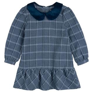 Miles The Label Girls' [2-10] Plaid Tweed Collared Dress