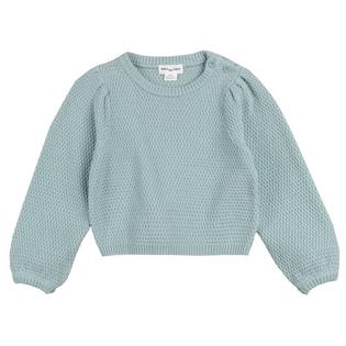 Girls' [2-10] Bubble Sleeve Sweater