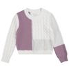 Chandail en tricot   blocs de couleur pour filles  2-10 
