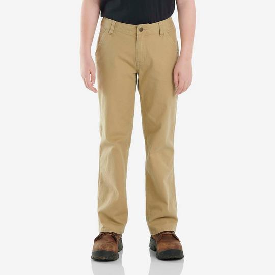 Carhartt Pantalon utilitaire en toile Rugged Flex    coupe ample pour gar ons  8-16 