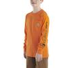 T-shirt   manches longues avec poche pour enfants  8-16 