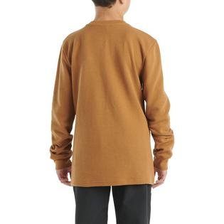 Carhartt T-shirt Henley &agrave; manches longues pour enfants [8-16]
