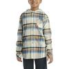 Junior Boys   8-16  Long Sleeve Hooded Flannel Shirt