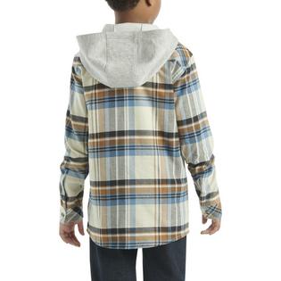 Carhartt Chemise-veste &agrave; manches longues en flanelle avec capuchon pour juniors [8-16]