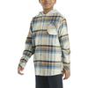 Junior Boys   8-16  Long Sleeve Hooded Flannel Shirt