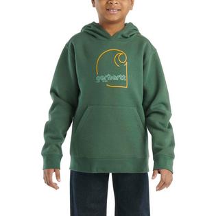 Carhartt Chandail en molleton à capuchon avec logo pour garçons [4-7]