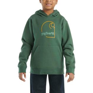 Boys' [4-7] Fleece Pullover Logo Hoodie