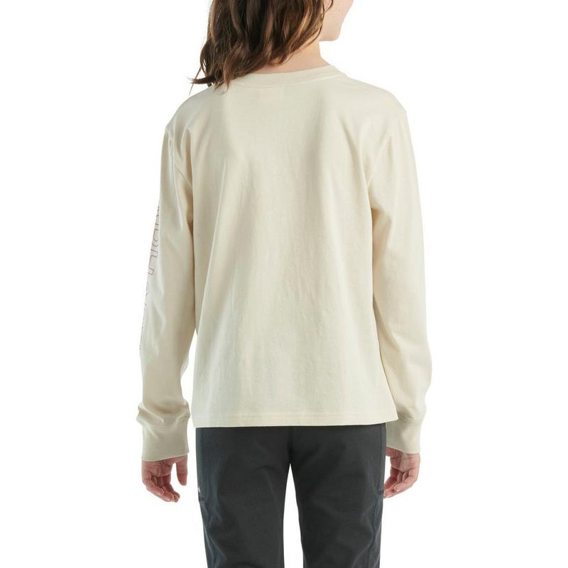 Carhartt Junior Girls' [8-16] Long Sleeve Graphic Pocket T-Shirt