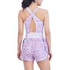 Women s Cross Court Cut-Out Romper