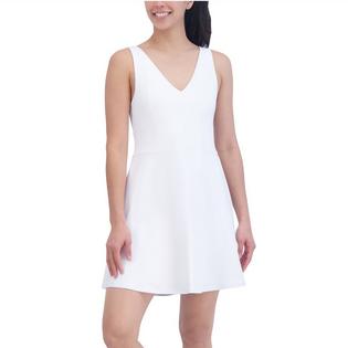  Women's Plunge Flare Dress