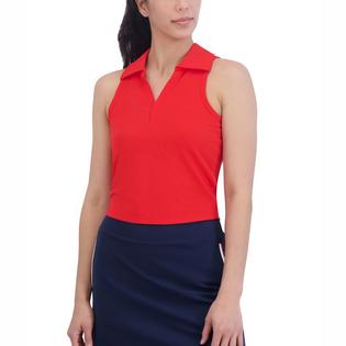  Women's Meet & Greet Polo Crop Top