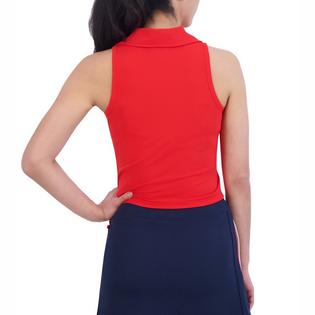 Pro Shop by Sage Collective Women's Meet & Greet Polo Crop Top