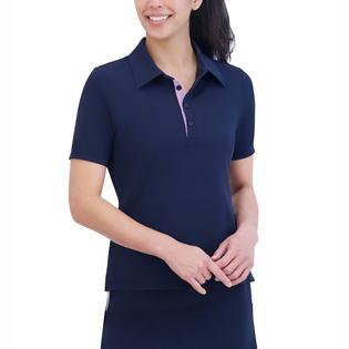 Pro Shop by Sage Collective Women's Birdie Pique Short Sleeve Polo