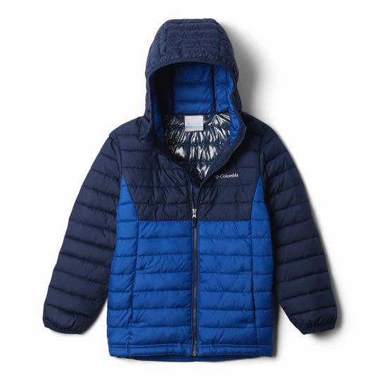 Columbia Junior Boys   6-16  Powder Lite  x2122  II Hooded Jacket