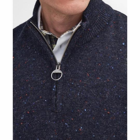 Barbour half zip knitted jumper online