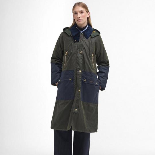 Barbour ladies parka deals