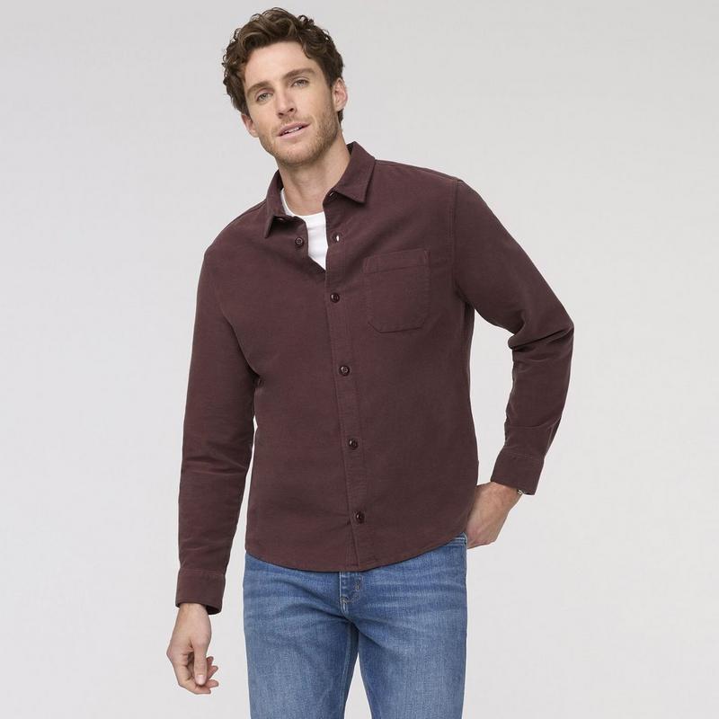 DUER Chemise Moleskine No Sweat pour hommes