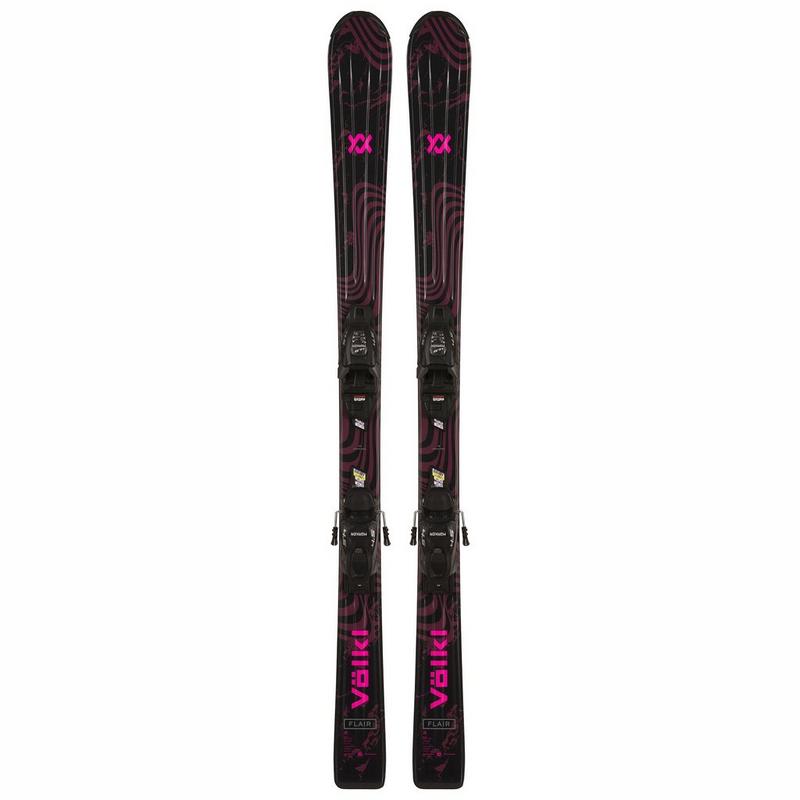 Volkl Juniors' Flair Jr Ski + vMotion 7.0 Jr Binding [2025]