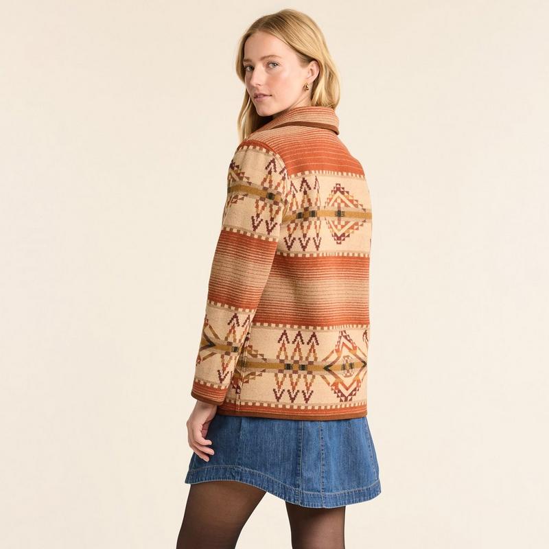 Pendleton Manteau de campagne r&eacute;versible en laine pour femmes