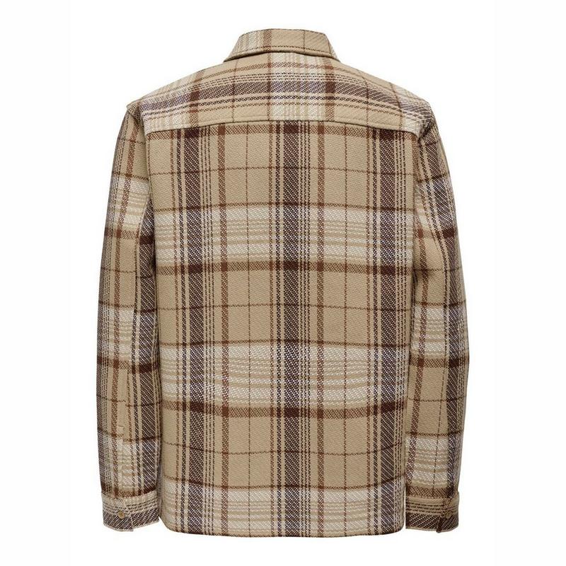 Only & Sons Surchemise &agrave; glissi&egrave;re Preston pour hommes