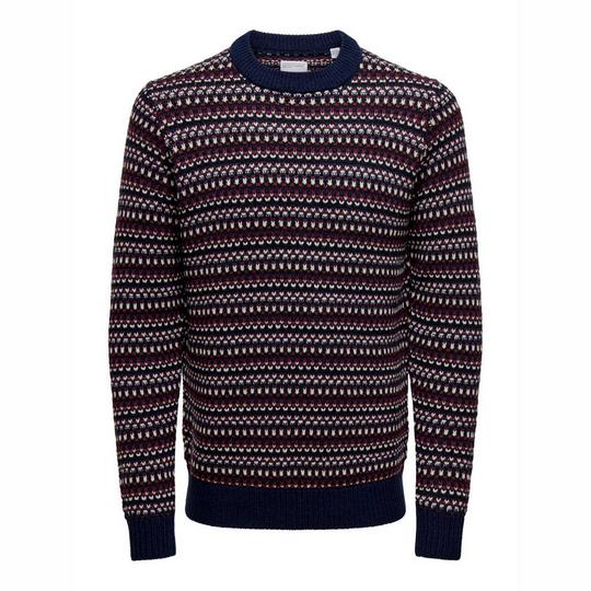 Only & Sons Chandail   col ras du cou en tricot structur  Musa pour hommes