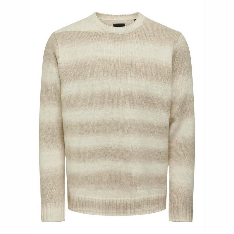 Only & Sons Chandail d&eacute;grad&eacute; &agrave; col ras du cou Marcel pour hommes