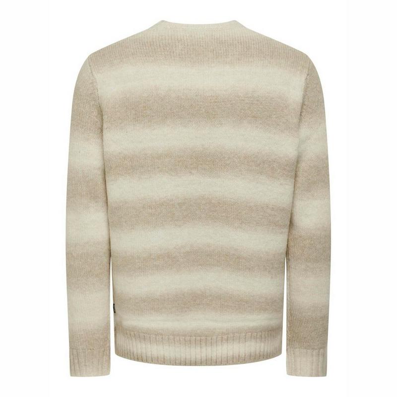 Only & Sons Chandail d&eacute;grad&eacute; &agrave; col ras du cou Marcel pour hommes