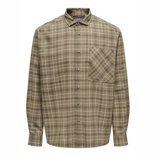 Only & Sons Men s Archer Long Sleeve Shirt