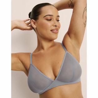  Women's Mesh Deep V Bra (Plus)