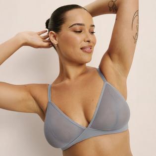 Knix Women's Mesh Deep V Bra (Plus)