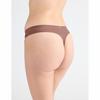 Culotte tanga ultra-mince sans couture anti-fuite pour femmes