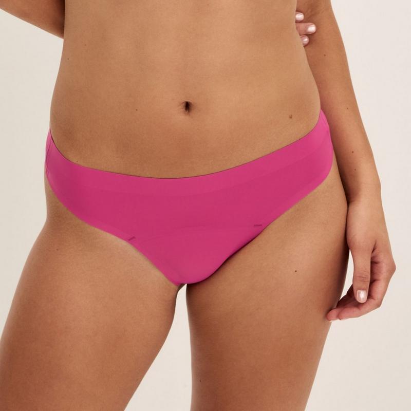 Knix Culotte tanga ultra-mince sans couture anti-fuite pour femmes