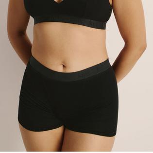  Women's Leakproof Logo Rib Modal Boxer Brief